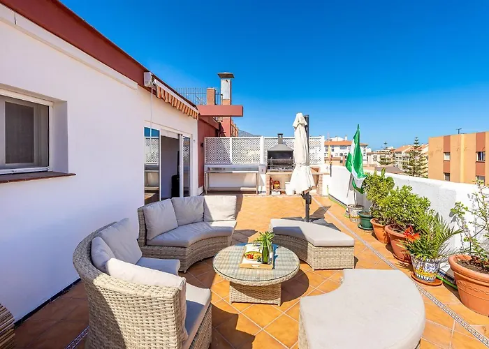 797 - Atico Duplex En Con Espectacular Terraza アパート フエンヒロラ